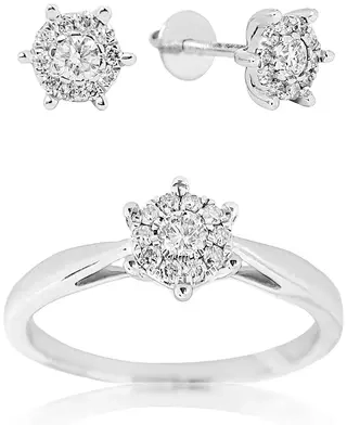 Ювелирный комплект Goldos Premium SDR1824W-S-2 16,5р.  - фото 2