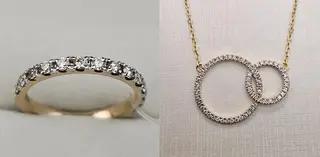 Ювелирный комплект Deimantas 113711901 16,5р 43cv 0,37ct 0,475ct. 