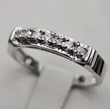 Ювелирный комплект Deimantas 115582552 кольцо 0.15Ct S1/J VG-Cut 17.5р, серьги 0.441Ct VS2/I VG-Cut  - фото 3