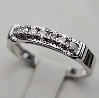 Ювелирный комплект Deimantas 115582552 кольцо 0.15Ct S1/J VG-Cut 17.5р, серьги 0.441Ct VS2/I VG-Cut  - фото 3