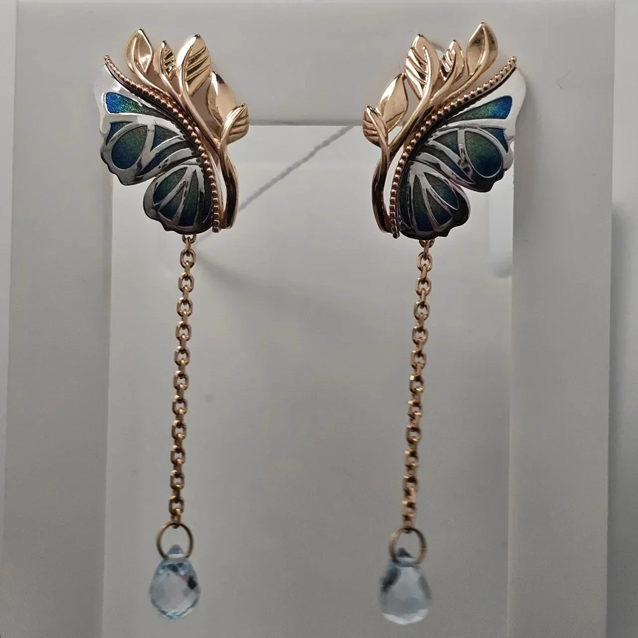 Ювелирный комплект Deimantas 115436802 17р 3,0гр 4,38гр.  - фото 3