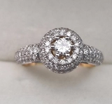 Ювелирный комплект Deimantas 104990380 1,11ct 1,6ct.  - фото 3