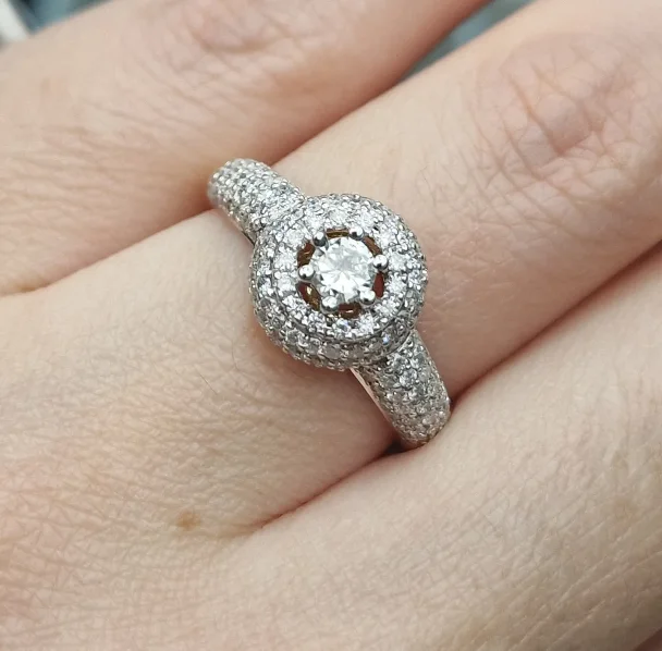 Ювелирный комплект Deimantas 104990380 1,11ct 1,6ct.  - фото 4