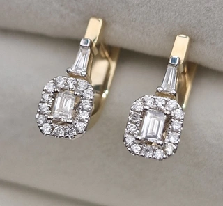 Ювелирный комплект Deimantas 104988351 0,29ct 0,59ct. 