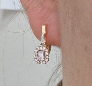 Ювелирный комплект Deimantas 104988351 0,29ct 0,59ct. 