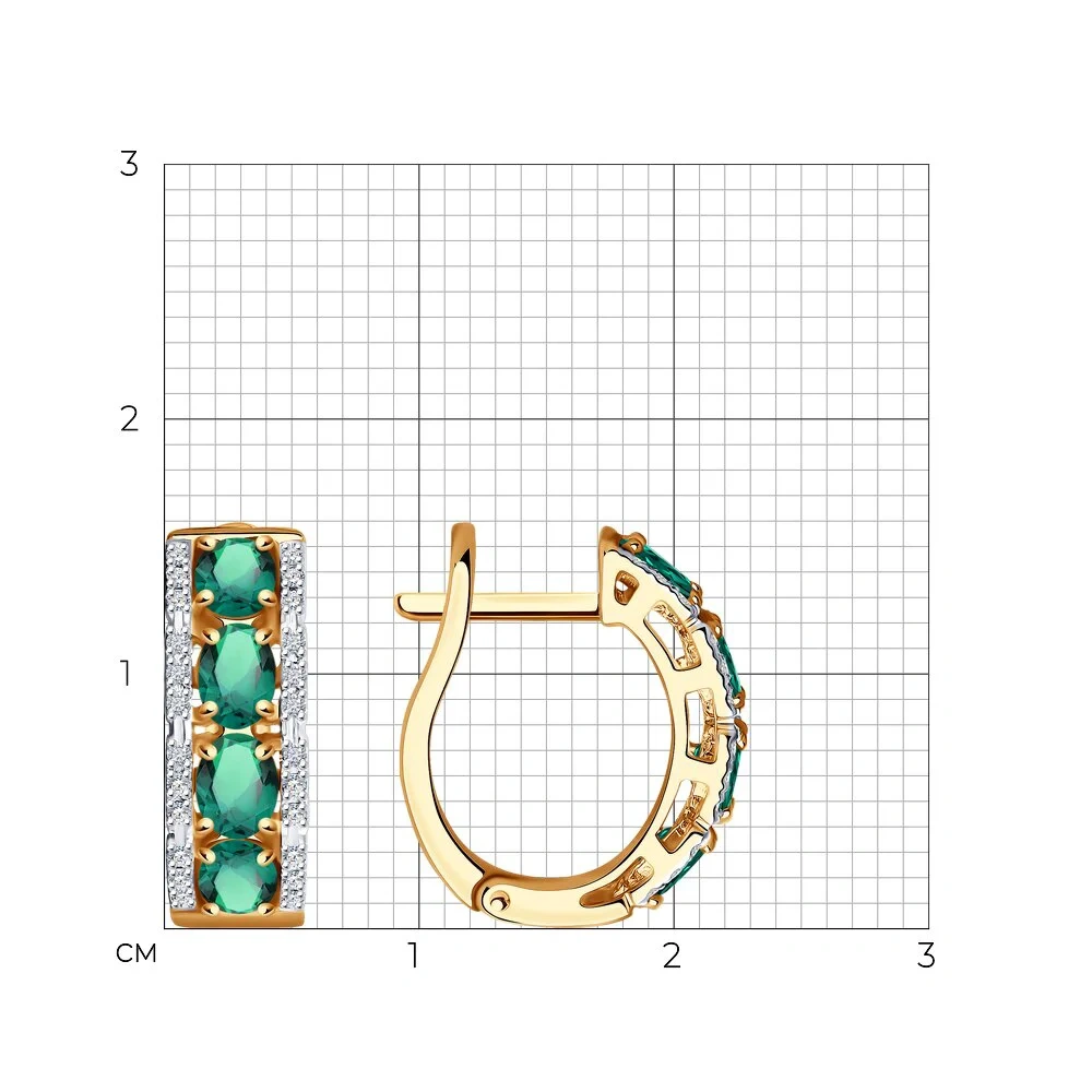 Ювелирный комплекты Sokolov A3020431  A3010527 18,5р 7,02гр.  - фото 7