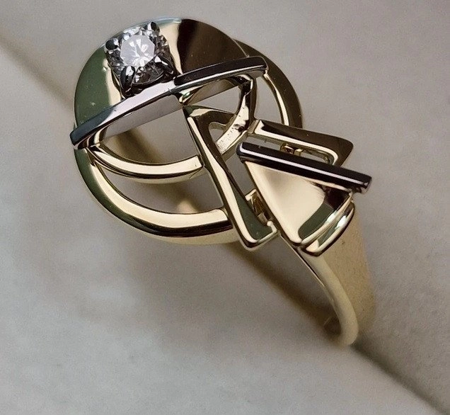 Ювелирный комплект Deimantas 103000794 0,12ct 0,24ct. 