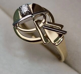 Ювелирный комплект Deimantas 103000794 0,12ct 0,24ct. 