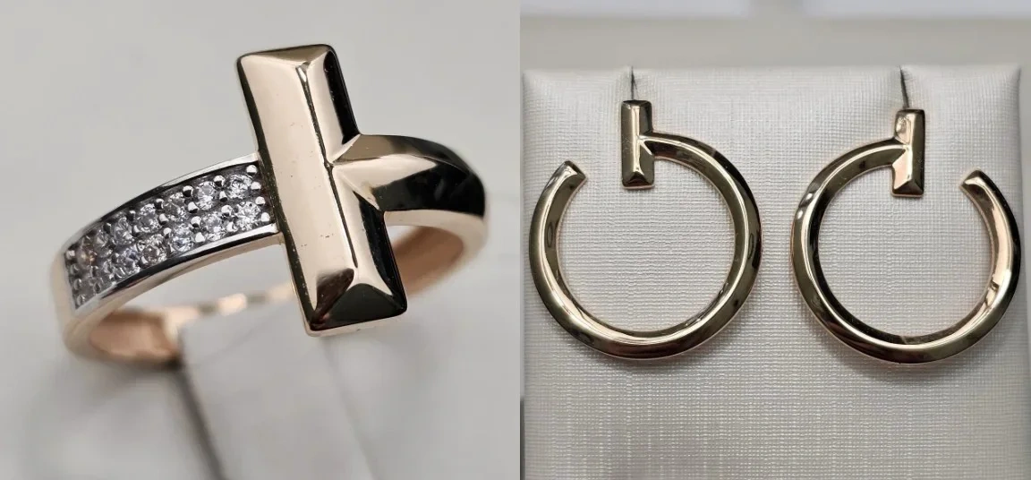 Ювелирный комплект Deimantas 112715523 18р 2гр 2,62гр.  - фото 3