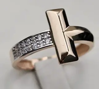 Ювелирный комплект Deimantas 112715523 18р 2гр 2,62гр.  - фото 2