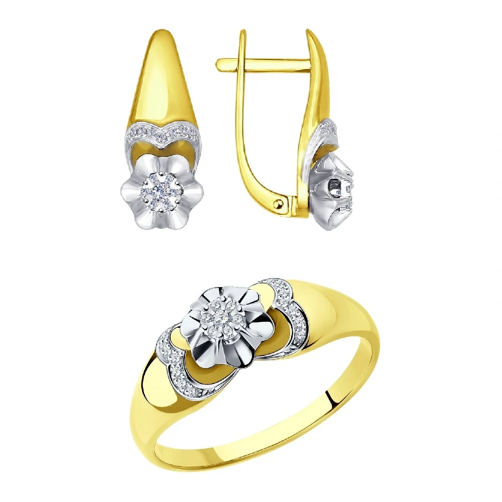 Ювелирный комплект Sokolov 1011490-18.5 1021024 18,5р 6,88гр.  - фото 8