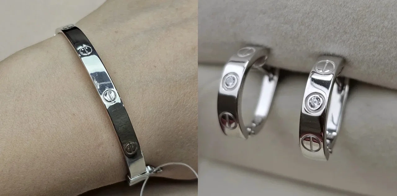 Ювелирный комплект Deimantas 113229017 11,87гр 3,10гр. 