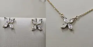 Ювелирный комплект Deimantas 113561780 45см 3,32гр 2,55гр. 