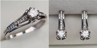 Ювелирный комплект Deimantas 98881193 