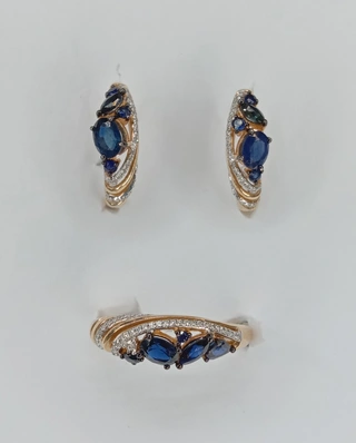 Ювелирный комплект Камея 1101304231 1102304231 18,5р 6,59гр. 