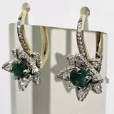 Ювелирный комплект Deimantas 115291430 18р 1,10ct 1,21ct 1,27ct. 