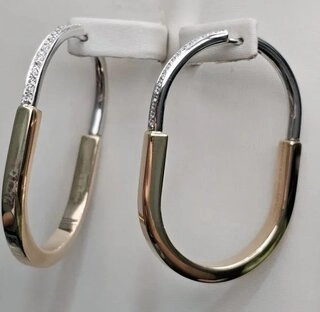 Ювелирный комплект Deimantas 112108175 17,5р 0,22ct 0,37ct. 