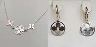 Ювелирный комплект Deimantas 113641585 40-45см 1,89гр 2,68гр. 