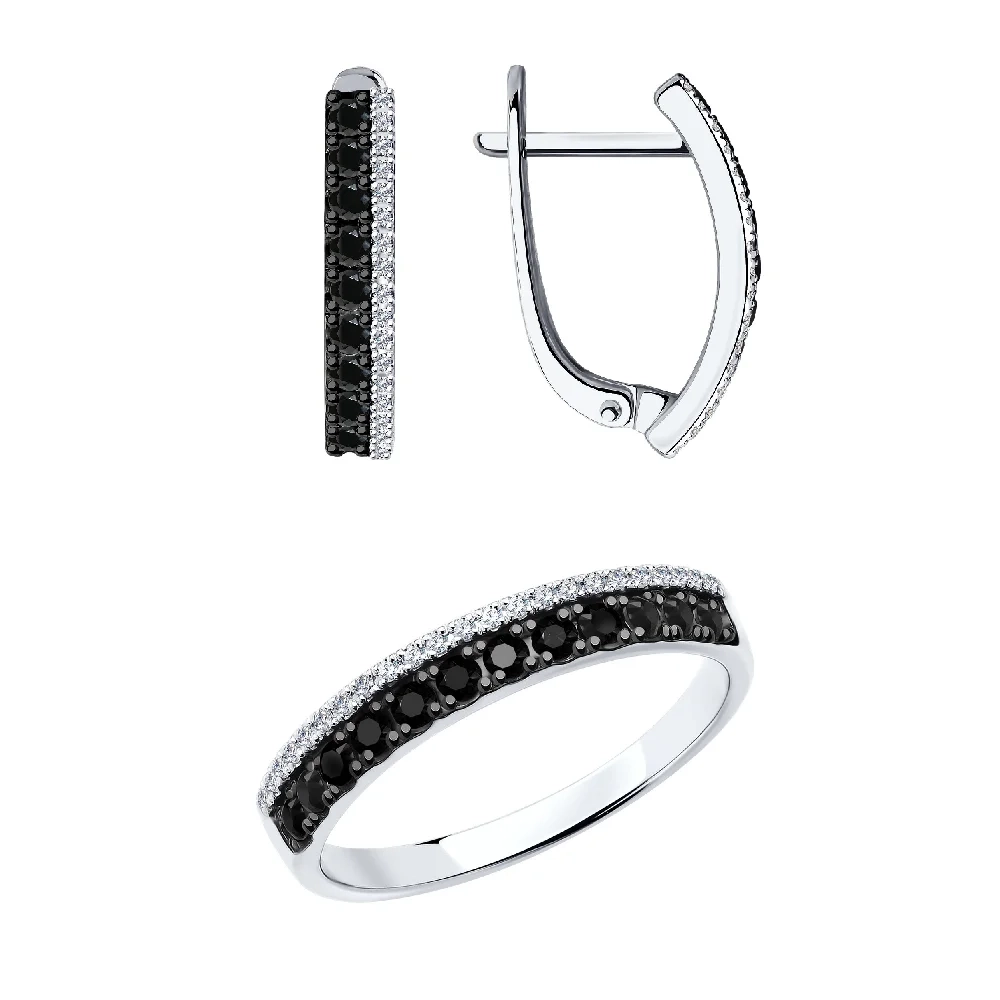 Ювелирный комплекты Sokolov S7020060  S7010057 16,5р, 3,94гр.  - фото 4