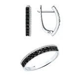 Ювелирный комплекты Sokolov S7020060  S7010057 16,5р, 3,94гр.  - фото 4