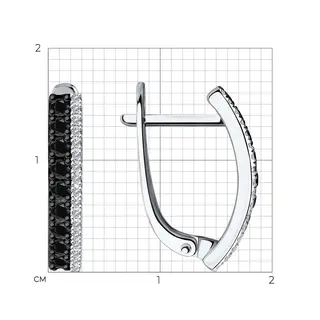 Ювелирный комплекты Sokolov S7020060  S7010057 16,5р, 3,94гр. 