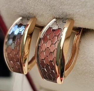 Ювелирный комплект Deimantas 110316479 18,5р 3,18гр 4,31гр. 