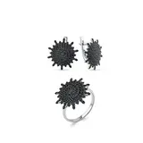 Ювелирный комплект Goldos 170-040-КРН-S 18.5р  - фото 2