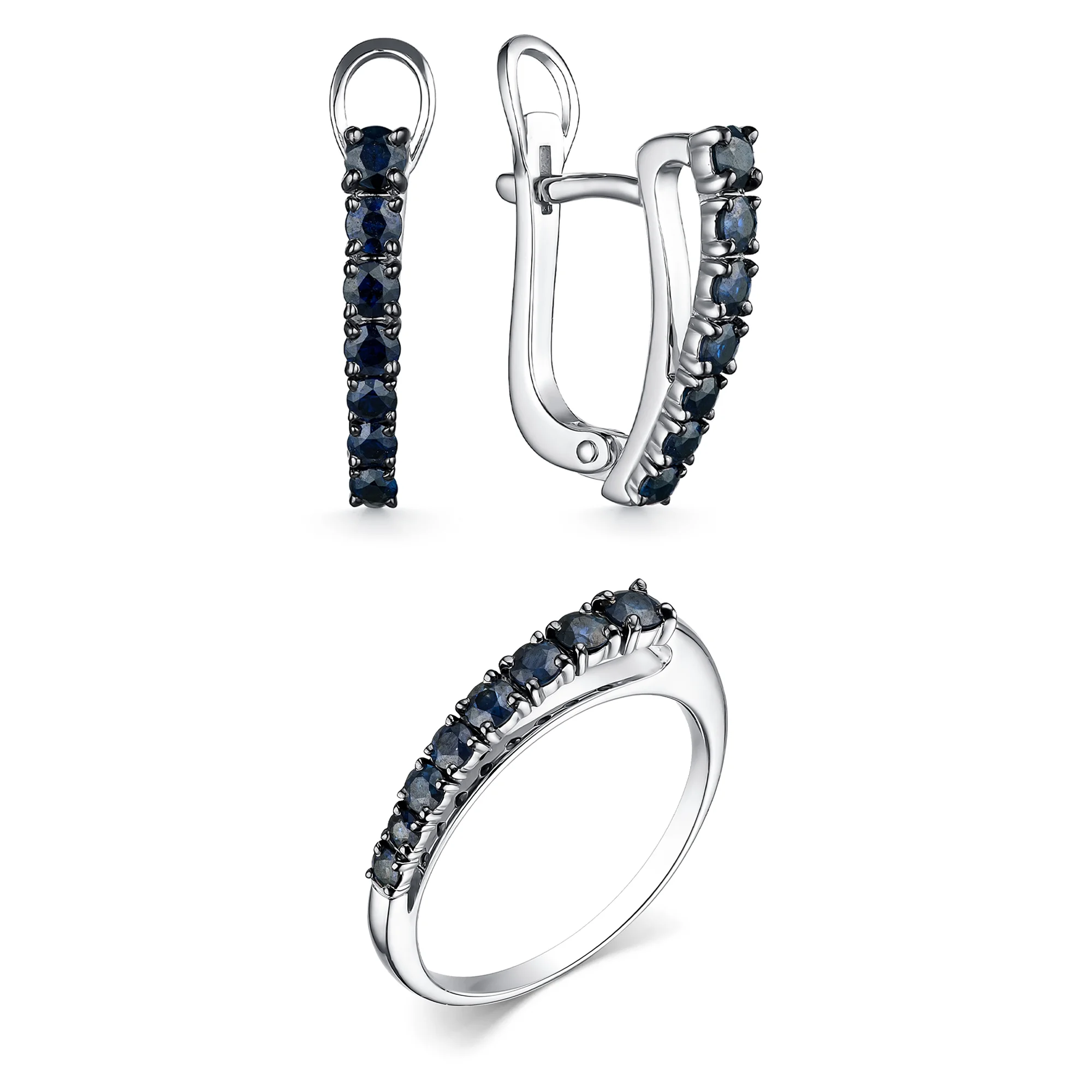 Комплект Goldos 15733-202-S 17,5р 6,2гр 1,63ct.  - фото 3