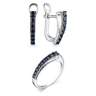 Ювелирный комплект Goldos 15733-202-S 17,5р 6,2гр 1,63ct. 