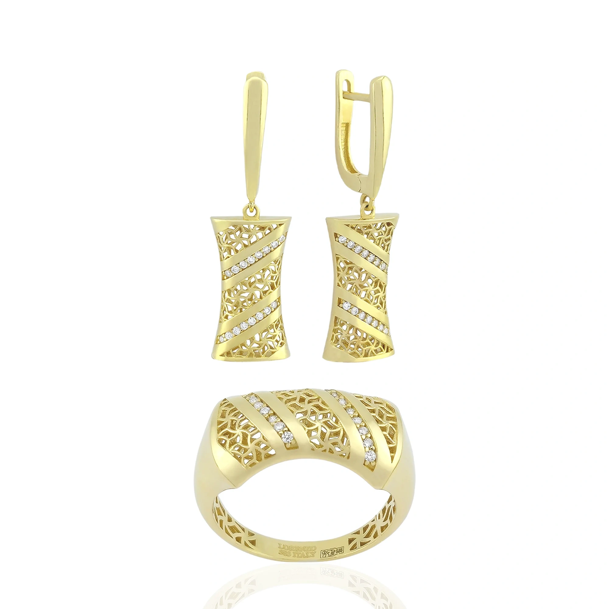 Ювелирный комплект Goldos 143444-S1 18р  - фото 3