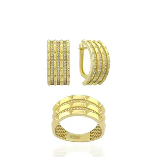 Ювелирный комплект Goldos 143668-S 18р  - фото 2