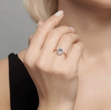 Ювелирный комплект Diamant 51-320-02049-1 51-310-02049-1 вес 4.82 г золото, топаз, серафинит 