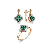 Ювелирный комплект Goldos 15653-301-S 17р  - фото 3