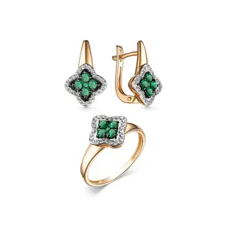 Ювелирный комплект Goldos 15653-301-S 17р  - фото 3