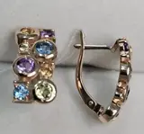 Ювелирный комплект Deimantas 112689933 18р 3,77гр 5,72гр.  - фото 2