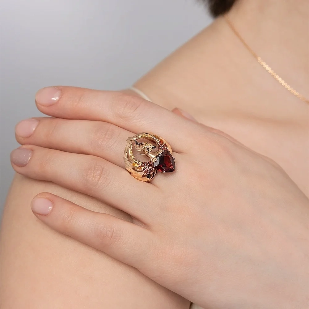 Ювелирный комплект PLATINA 02-5280-00-722-1110, 01-5775-00-722-1110, 03-3485-00-722-1110  - фото 6