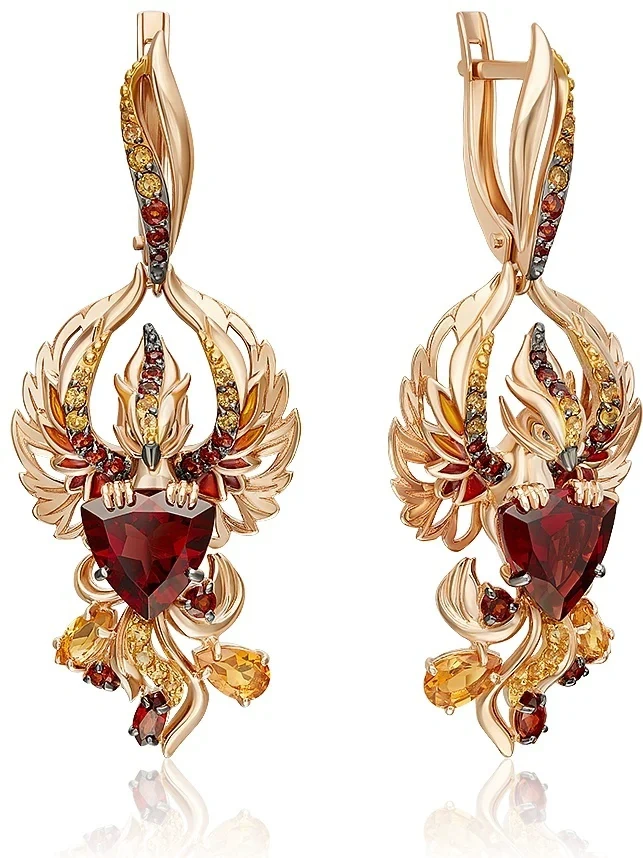 Ювелирный комплект PLATINA 02-5280-00-722-1110, 01-5775-00-722-1110, 03-3485-00-722-1110  - фото 8