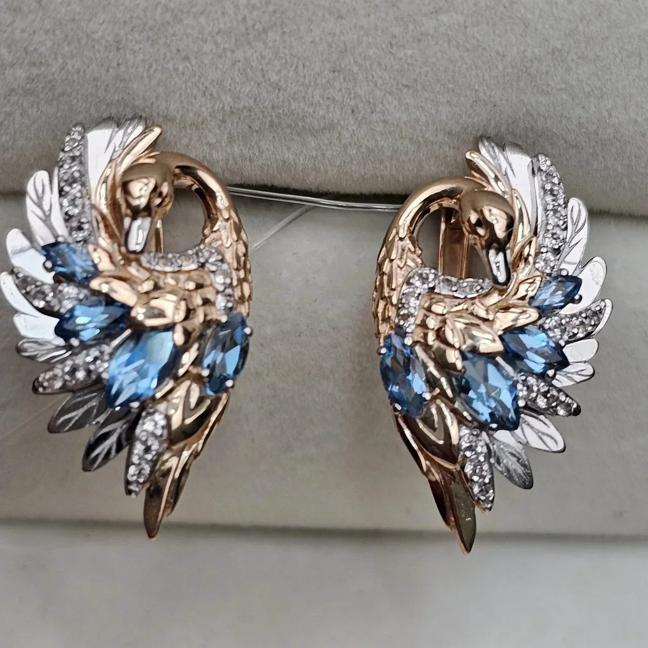 Ювелирный комплект Deimantas 115436762 19р 4,91гр 5,87гр. 