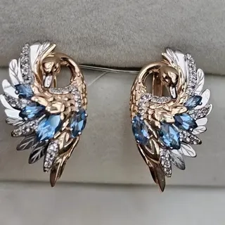 Ювелирный комплект Deimantas 115436762 19р 4,91гр 5,87гр. 