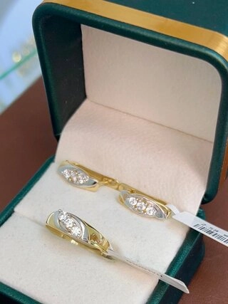 Ювелирный комплект Exclusive Italy 87654 18р 3,97гр. 