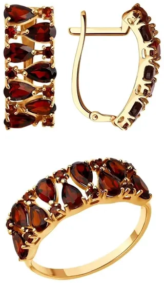 Ювелирный комплект Sokolov 714434 18р 