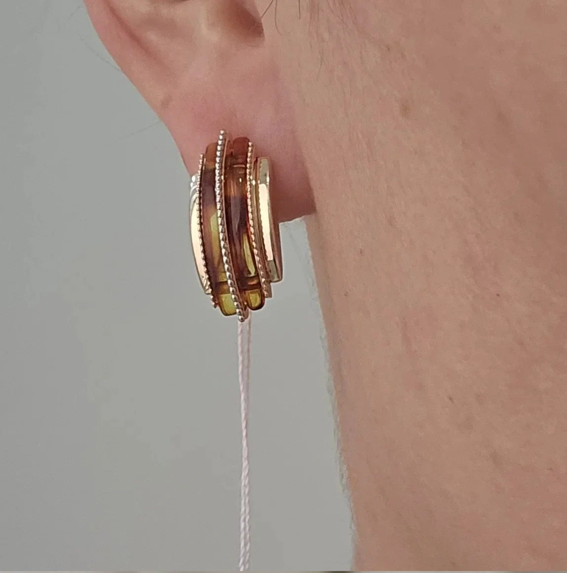 Ювелирный комплект Deimantas 113317681 17,5р 4,03гр 5,62гр. 