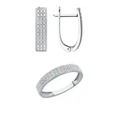 Серьги Sokolov A1021959-3 A1012330-3_17.5 17,5р 3,61гр.  - фото 8