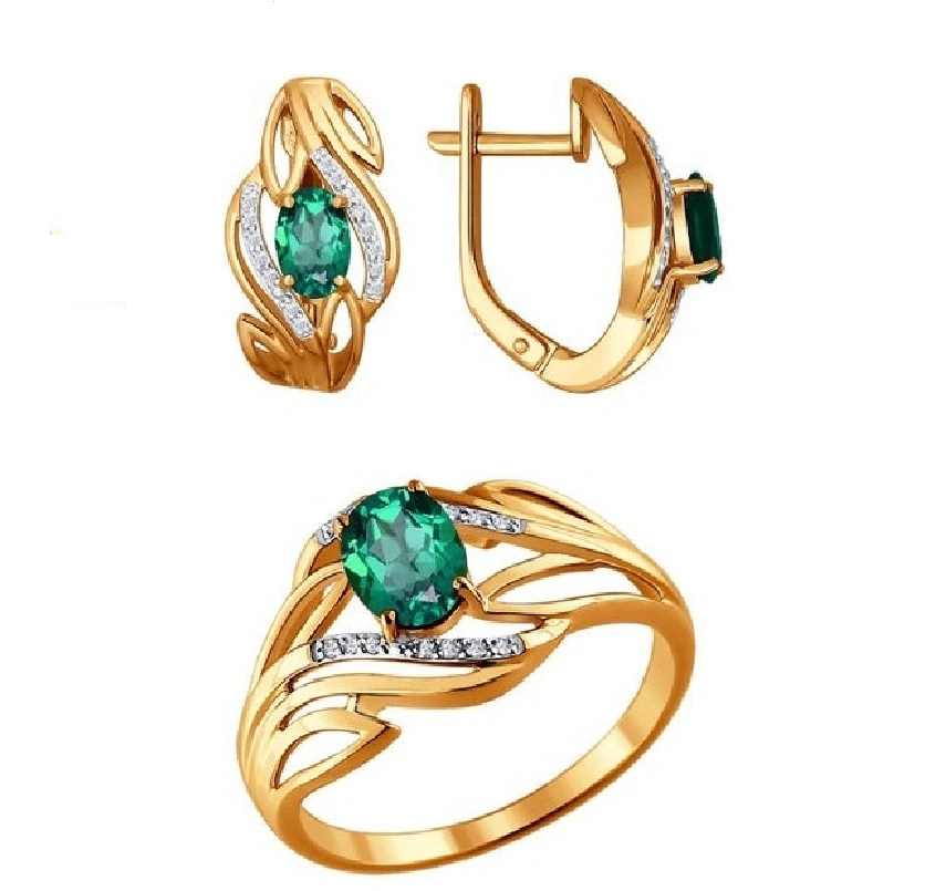 Ювелирный комплект Sokolov 3010526-19 3020404 19р 7,17гр.  - фото 2