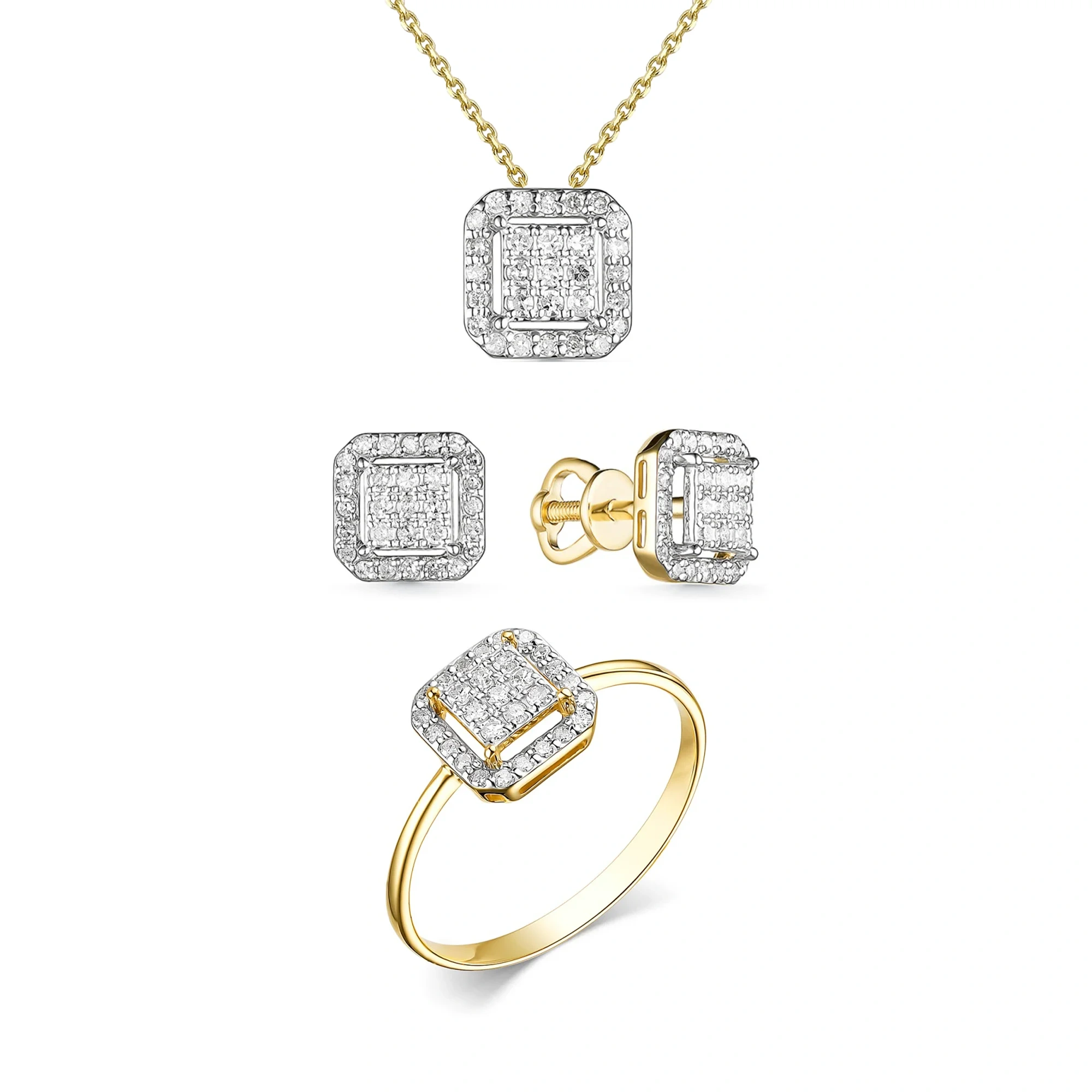 Ювелирный комплект Goldos К608-0320-S1 17.5р  - фото 3