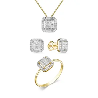 Ювелирный комплект Goldos К608-0320-S1 17.5р 