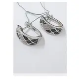 Ювелирный комплект Камея 3202Е11788 3201Р1178 17р 6,67гр.  - фото 6