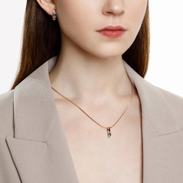 Ювелирный комплект SOKOLOV SET-732352_185 вес 5.03 г золото, фианит, топаз 