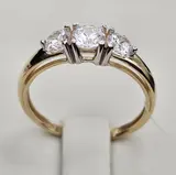 Ювелирный комплект Deimantas 116072616 кольцо 17,5р 1,87гр, серьги 2,33гр  - фото 2