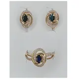 Ювелирный комплект Камея 1202046119Р 1201046119Р_18 18р 5.76гр  - фото 4